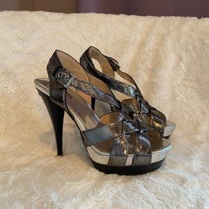 Michael Kors metallic heels size 7